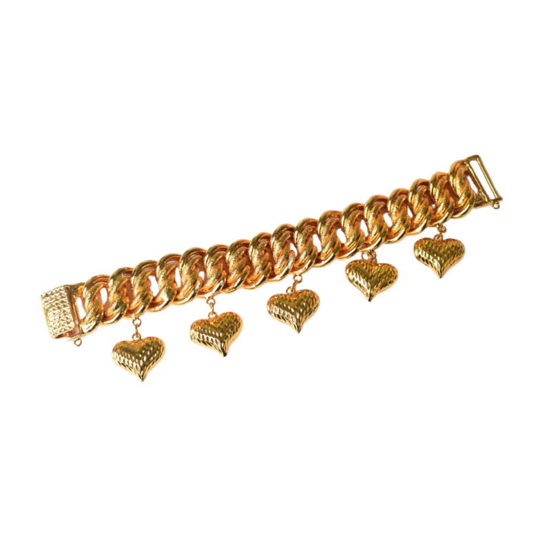 Bracelet Trend Coco Love Gantung Full Gold