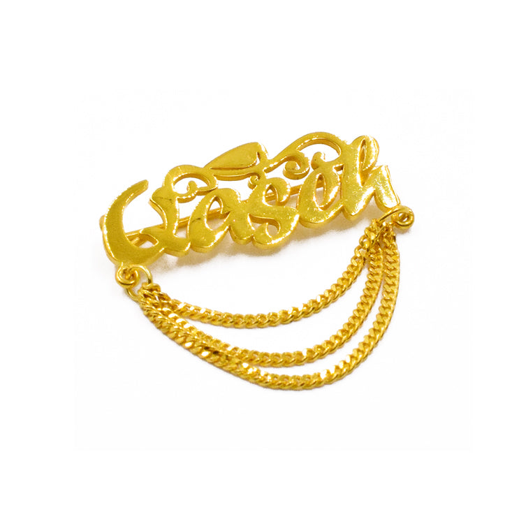 Brooch Nammy Curb Belly Plain