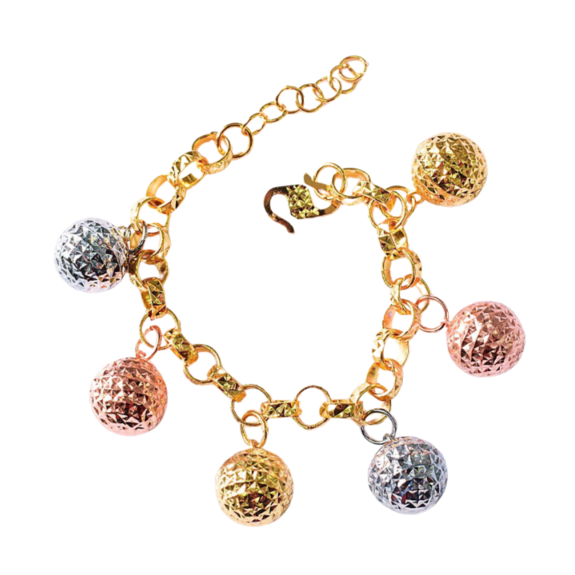 Bracelet Trend 6 Boba Candy 1.5CM MIXCLR