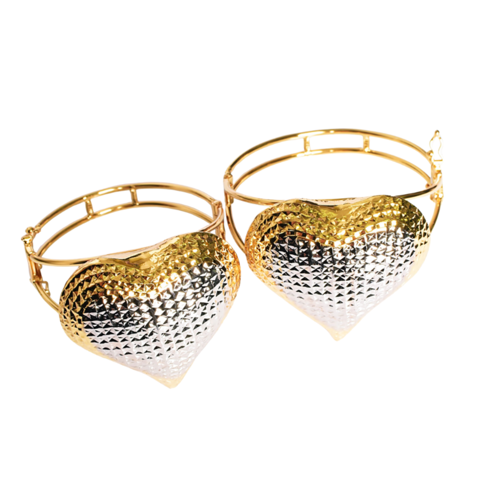 Bracelet Trend Love Gemuk Gold Chrome