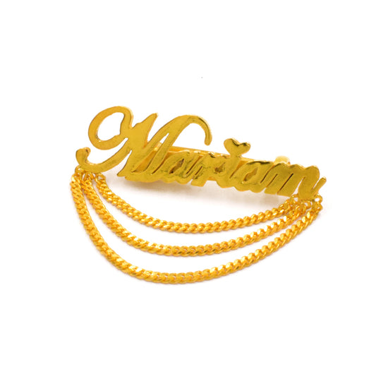 Brooch Curb Belly Plain