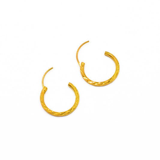 Earring Chisel Round