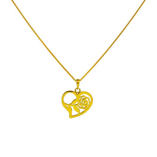 Necklace Rose In Love