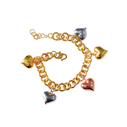 Bracelet Trend 5Love Plain 1.2CM MIXCLR