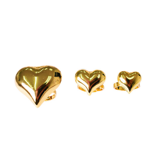 Ring Trend Fashion Love Plain (Adjustable)