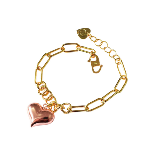 Bracelet Trend Paper Clip Single Love