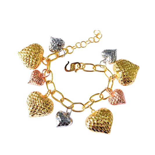 Bracelet Trend Paper Clip Mix 9 Love Colour 2.2+1.5CM